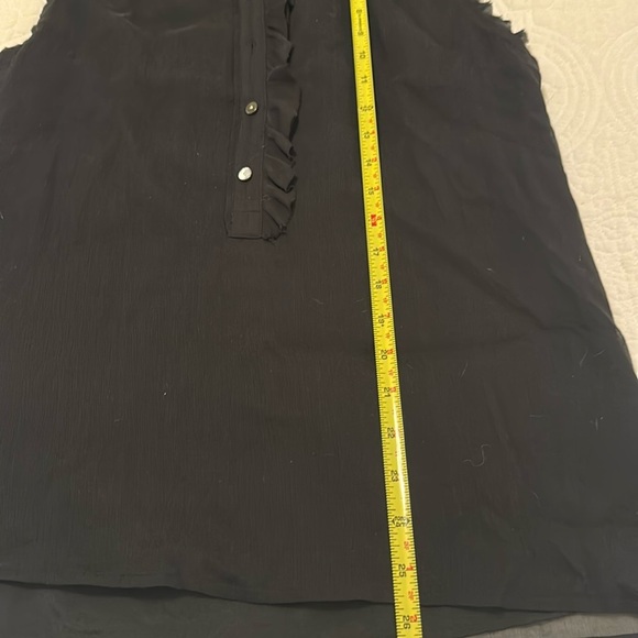 NWT J.CREW ‘Natasha Silk Ruffle Sleeveless Blouse’ 100% Silk Top Size 8 - Picture 11 of 13
